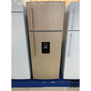 Double Door Top Freezer Refrigerator with Water Dispenser